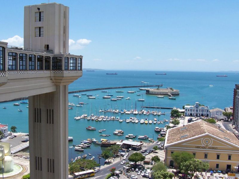 Imagem de um ponto turístico de Salvador na Bahia