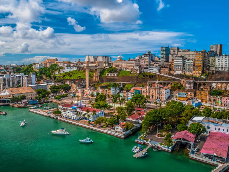 Vista panorâmica da cidade de Salvador