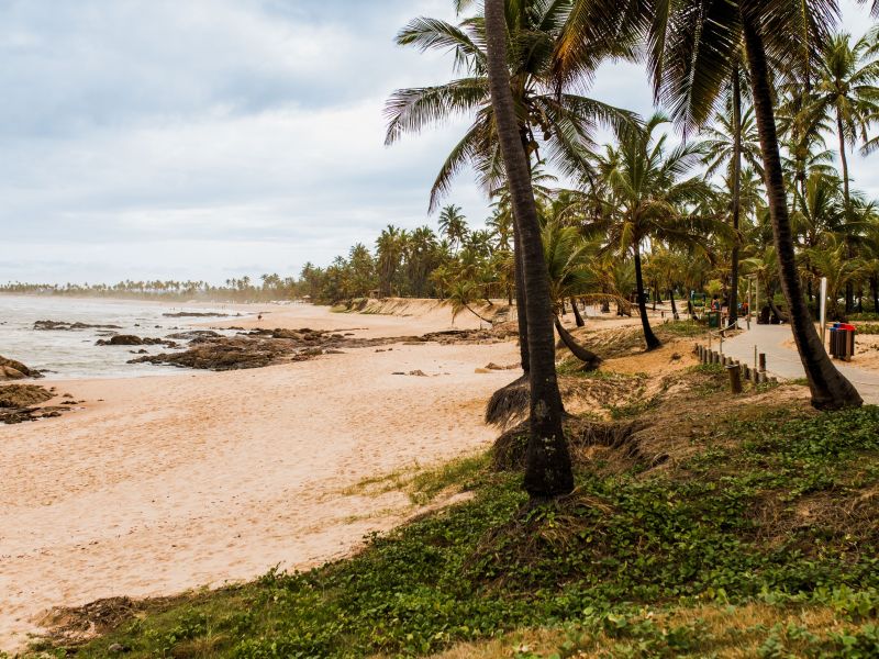 orla da praia de Costa de Sauípe