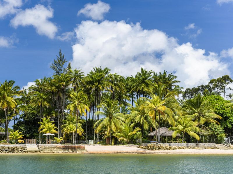 Ilha do Sapinho, na Baía de Camamu