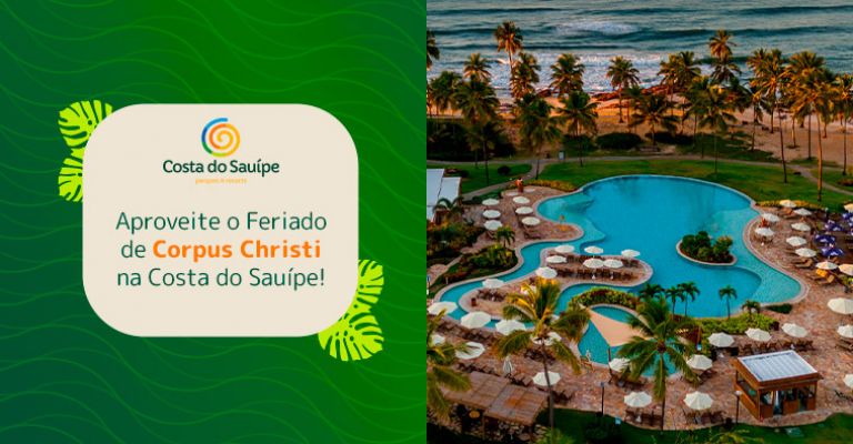 Feriado de Corpus Christi na Costa do Sauípe