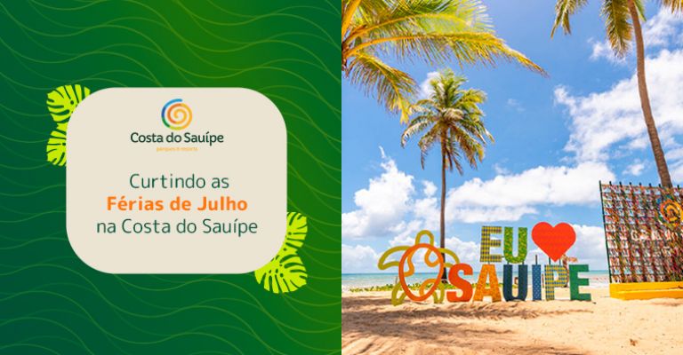 Férias de julho na Costa do Sauípe: Diversão para as Crianças.