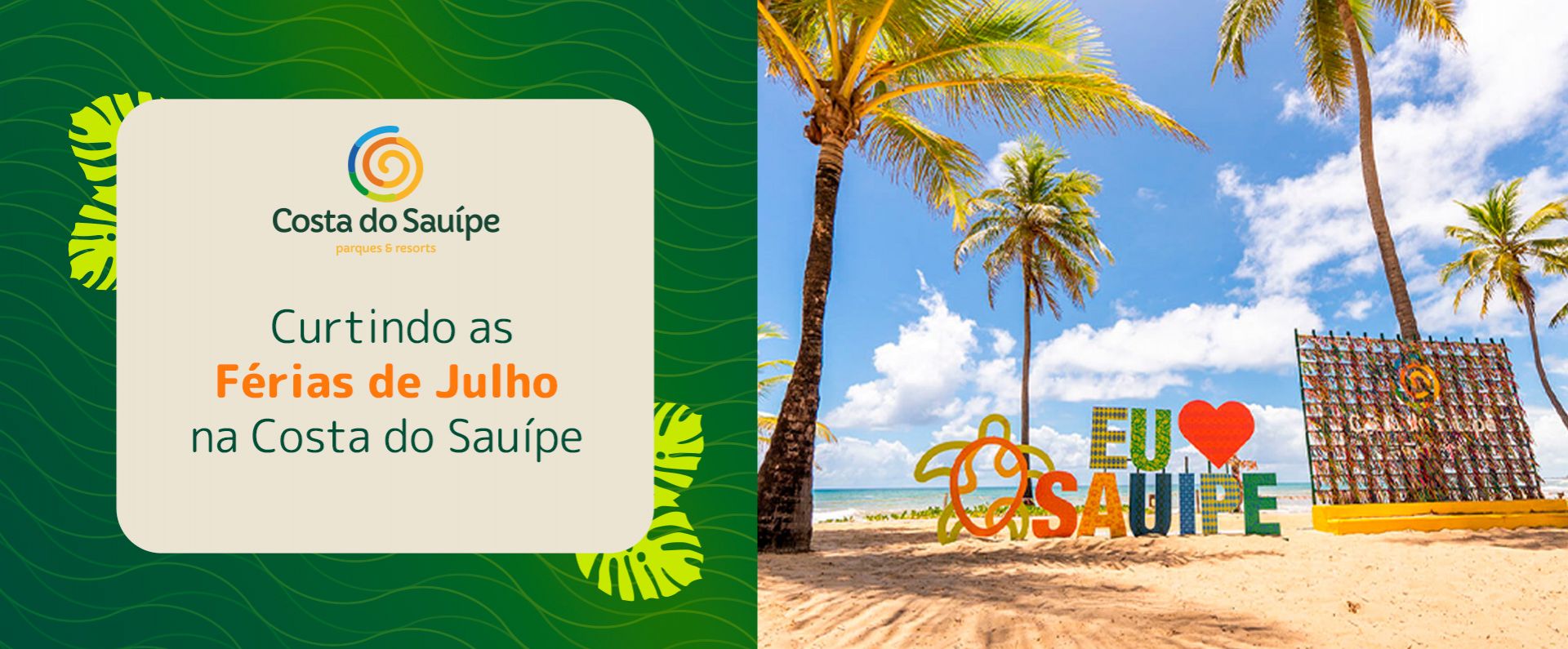 Férias de julho na Costa do Sauípe: Diversão para as Crianças.