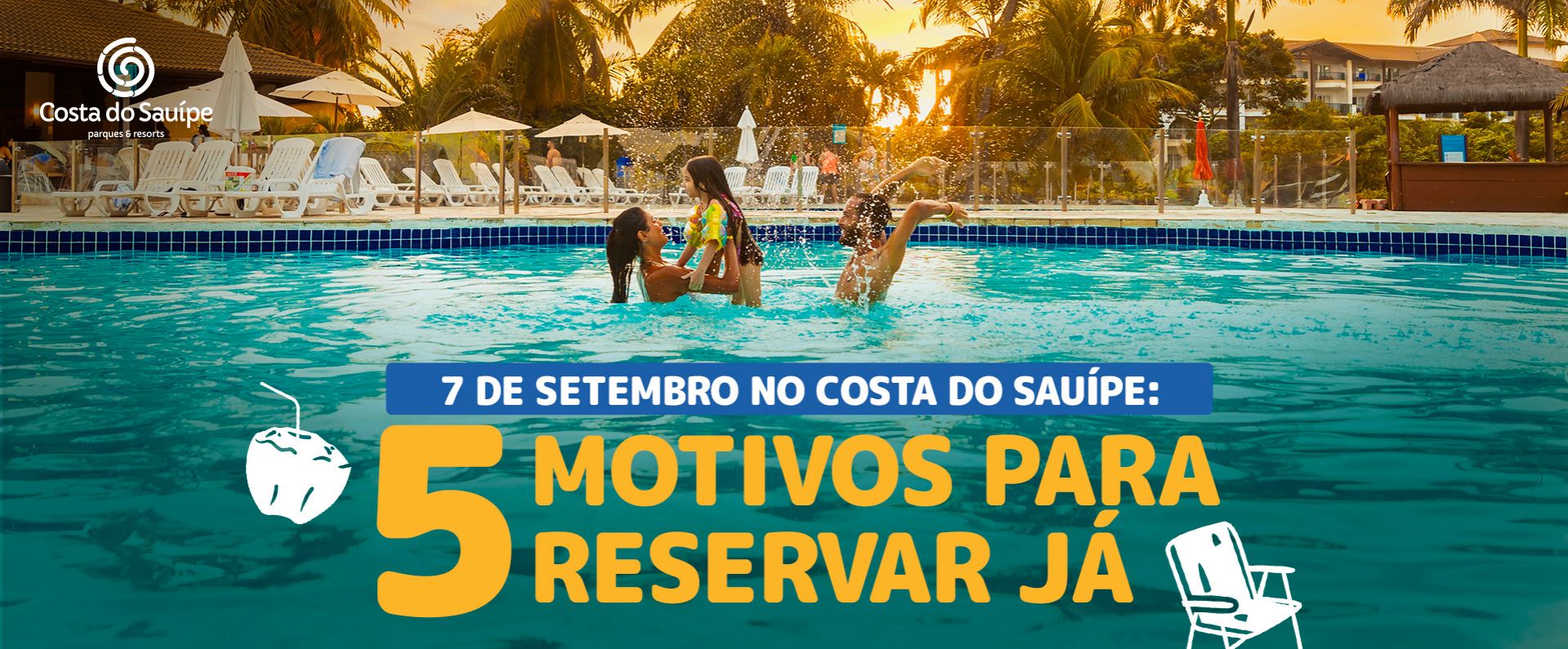 Feriado 7 de Setembro no Costa do Sauípe: cinco motivos para reservar já 
