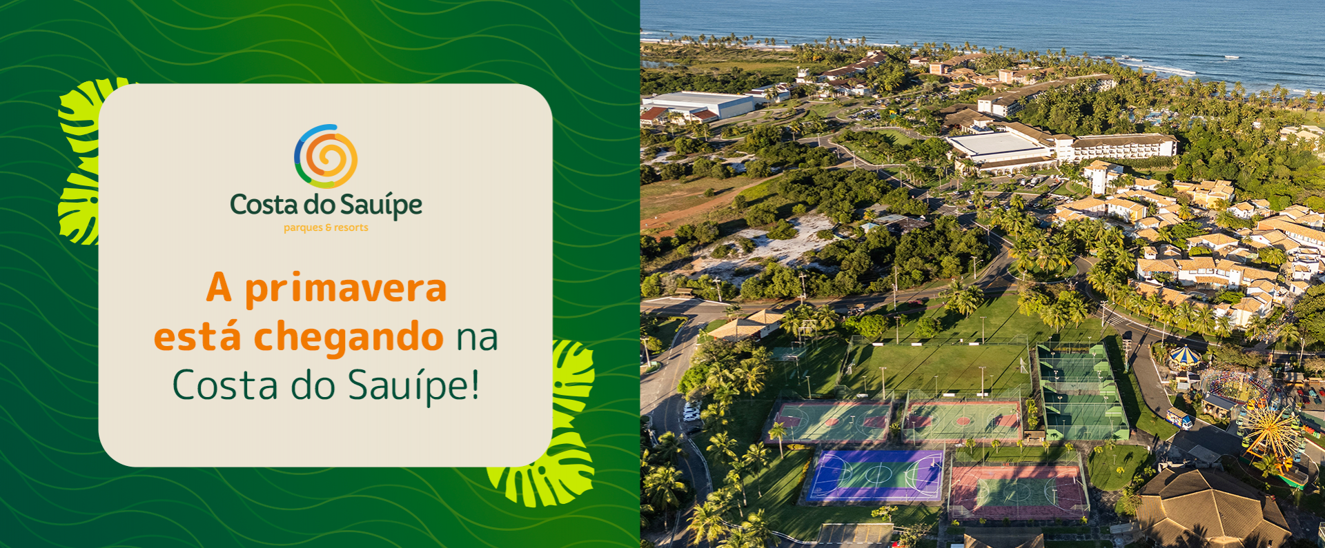 Primavera no Litoral: Experiências ao Ar Livre no Sauípe